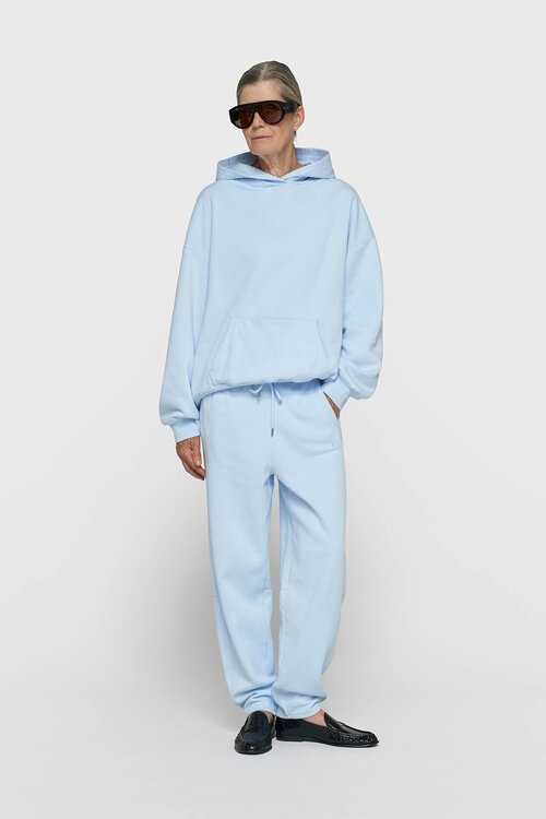 10Days elegante fleece broek blauw