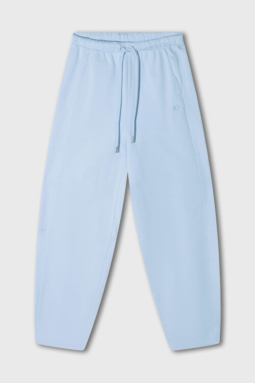 10Days elegante fleece broek blauw