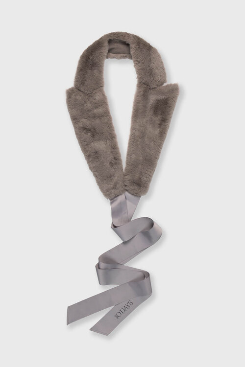 10Days fluffy scarf in bruin