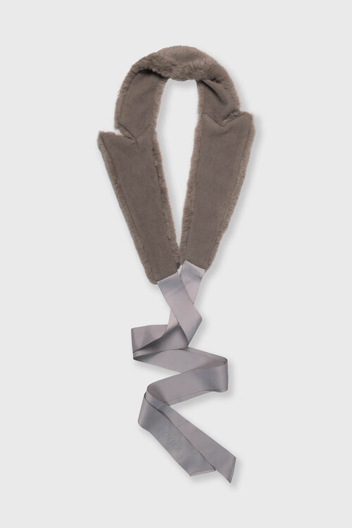 10Days fluffy scarf in bruin