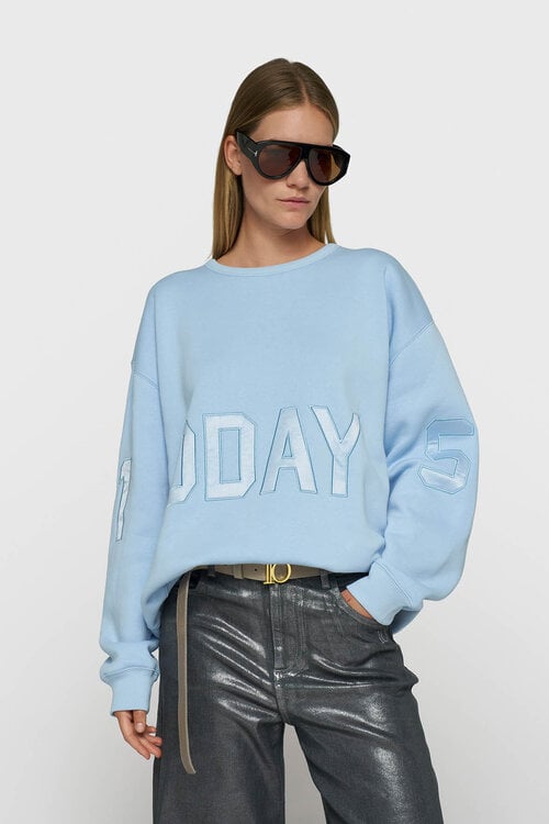 10Days blauwe statement sweater