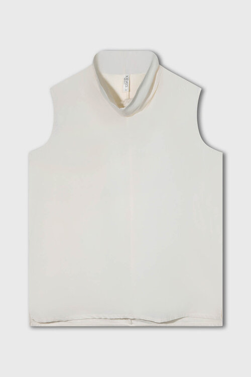 10Days drapetop fleece ecru