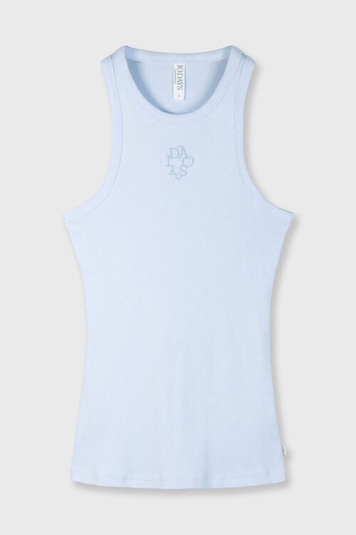 10Days blauwe rib tanktop