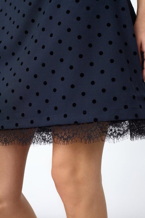 Sister Point Veppa korte rok blauw