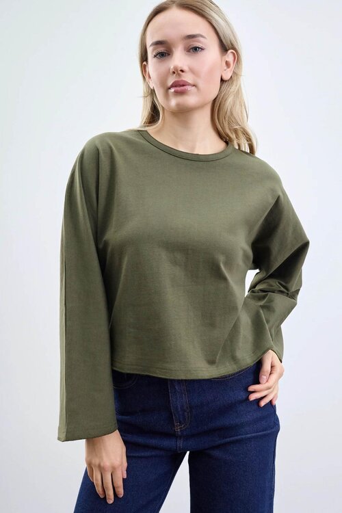 Sister Point Villy top in khaki