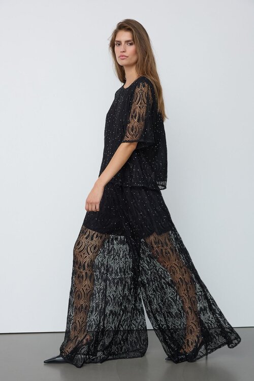 Co'couture Erica blouse zwart