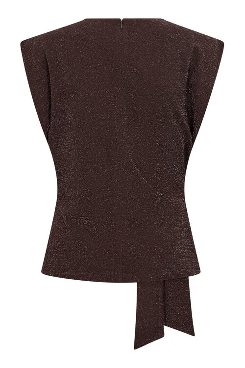 Co'couture Bruine Esti glittertop