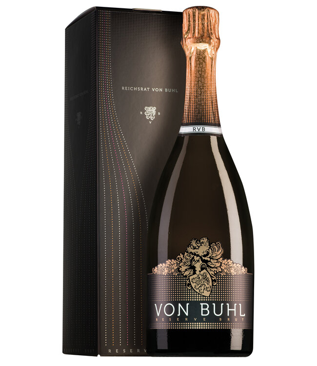 Reichsrat von Buhl Pfalz Sekt Reserve Brut in geschenkdoos