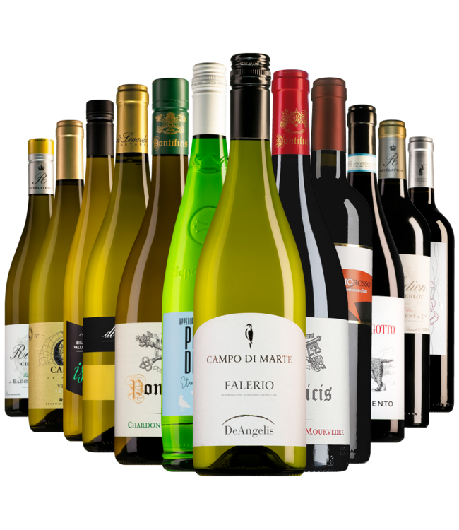 Wijnpakket november (12 flessen)