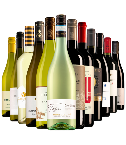 Wijnpakket december (12 flessen)