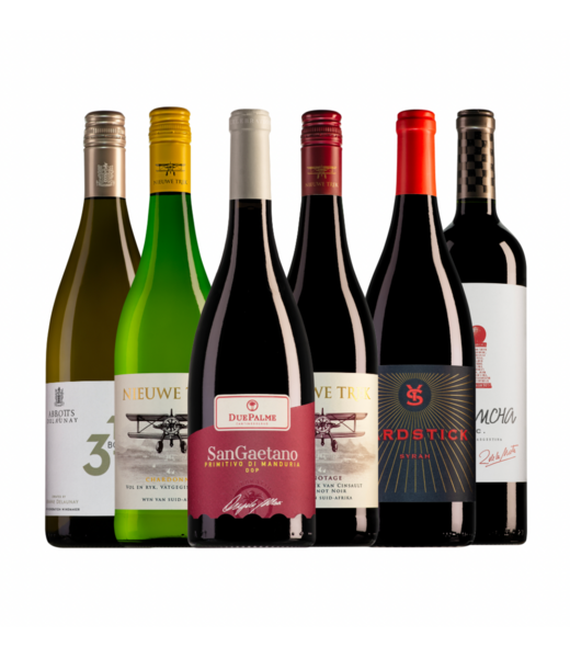 Wijnpakket januari (6 flessen)
