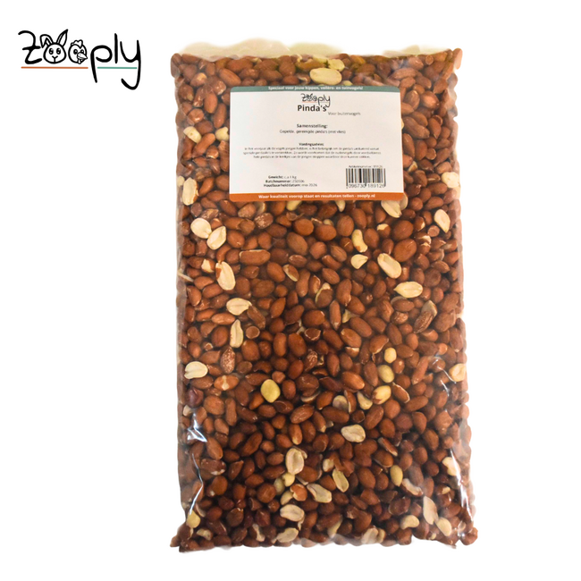 Pinda’s voor de buitenvogels – Gezonde lekkerij voor de vogels buiten in de tuin – 1 kg