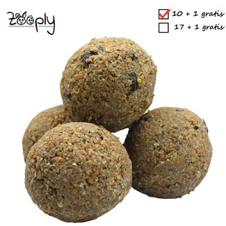 Zooply Mezebollen zonder net – In zakje – 11 stuks