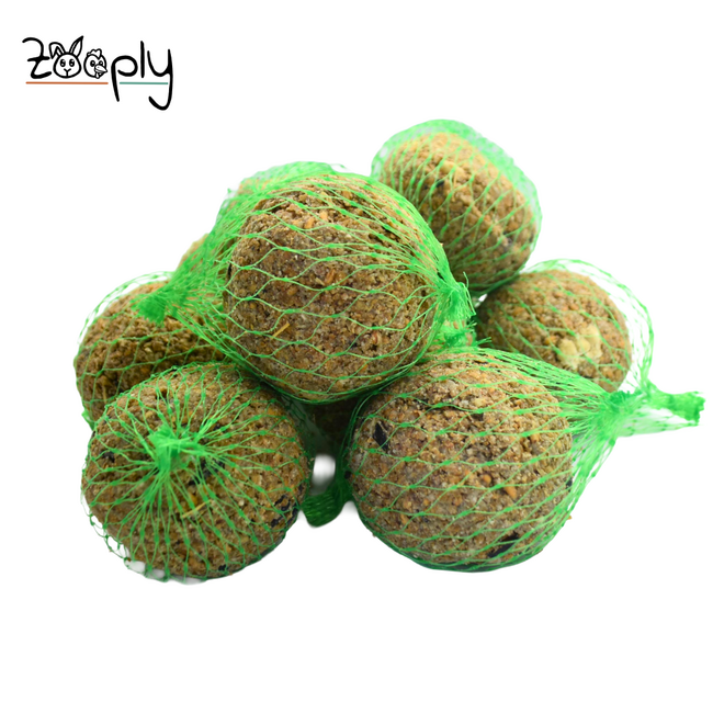 Mezebollen met net - Vetbollen voor buitenvogels – In zakje – 11 stuks