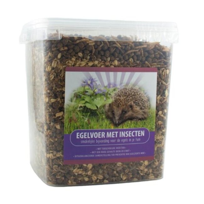 Egelbrokjes met insecten - Speciale Mix voor Egels - 2,5 kg