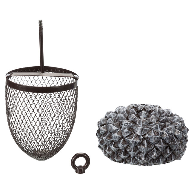 Pindahouder voor de buitenvogels - Leuke pindahouder voor tuinvogels - Eikel