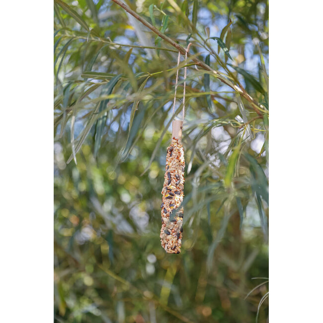 Voerstick voor de buitenvogels - Lekkere snack voor tuinvogels - Zonnebloempitten