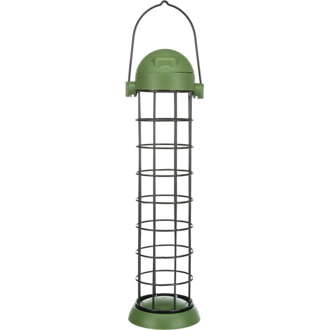 Mezenbollen houder – Perfect voor mezenbollen voor de tuinvogels – Plastic – ø 8 × 29 cm