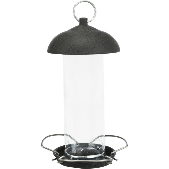 Strooivoer houder – Perfect voor strooivoer voor de tuinvogels – Metaal – ø 10 × 20 cm