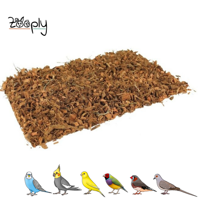 Kokossnippers - Stofvrije en Goed Absorberende Bodembedekking voor Vogels - 100 liter
