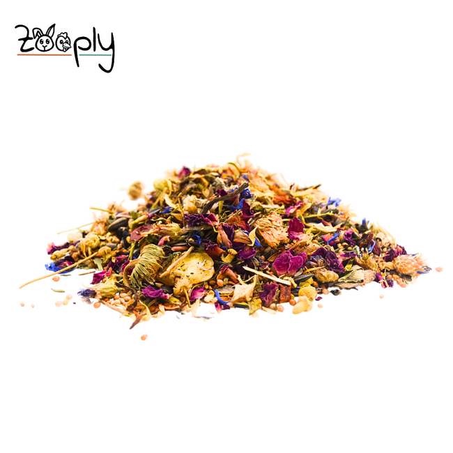 Grasparkietvoer – Complete dagelijkse voeding met bloemen, kruiden en mineralen – 2 kg