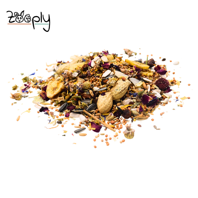 Pyrrhuravoer – Complete dagelijkse voeding met bloemen, kruiden en mineralen – 2 kg