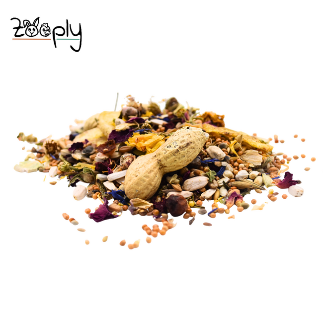 Pyrrhuravoer – Complete dagelijkse voeding met bloemen, kruiden en mineralen – 2 kg