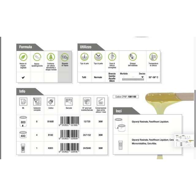 Holiday Striphars Natural – 100 ml / 400 ml / 800 ml