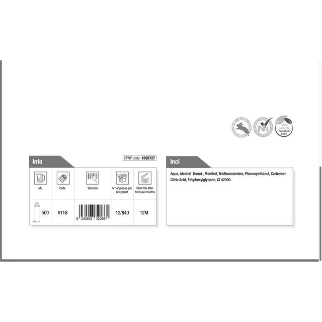 Holiday After‑Wax Refreshing Gel 500 ml – verfrissend na harsen