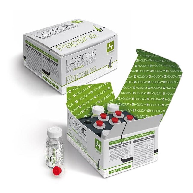 Holiday Haargroeiremmende Lotion Papaina – 6 × 10 ml