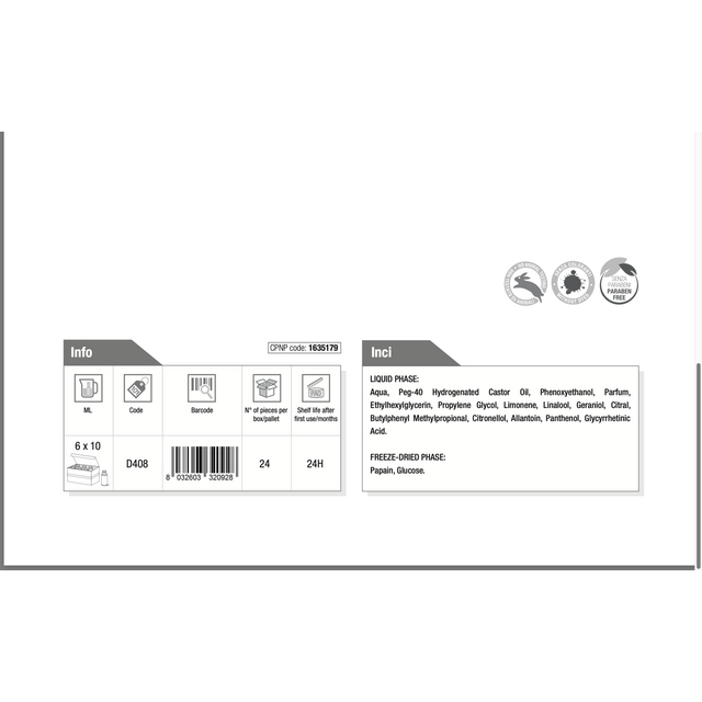 Holiday Haargroeiremmende Lotion Papaina – 6 × 10 ml