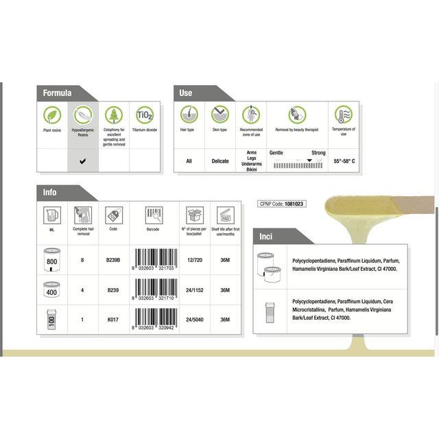 Holiday Gel-hars Hamamelis – blik of patroon met roller