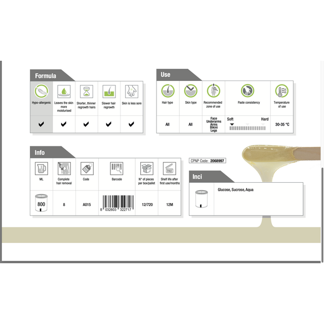 Holiday SugarPaste Specialist – 800 ml (ultrazacht, gevoelige huid)