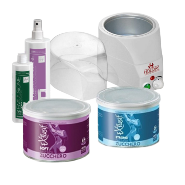 Complete  Body Sugaring Set voor Thuisgebruik - Natuurlijke Ontharing