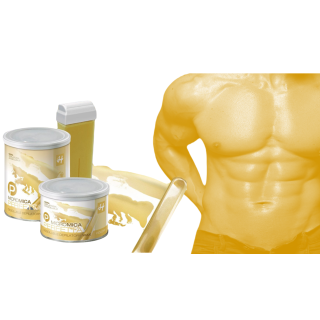 Micromica Stripwax | Striphars  voor stugge, stevige haargroei|  Ontharingswax