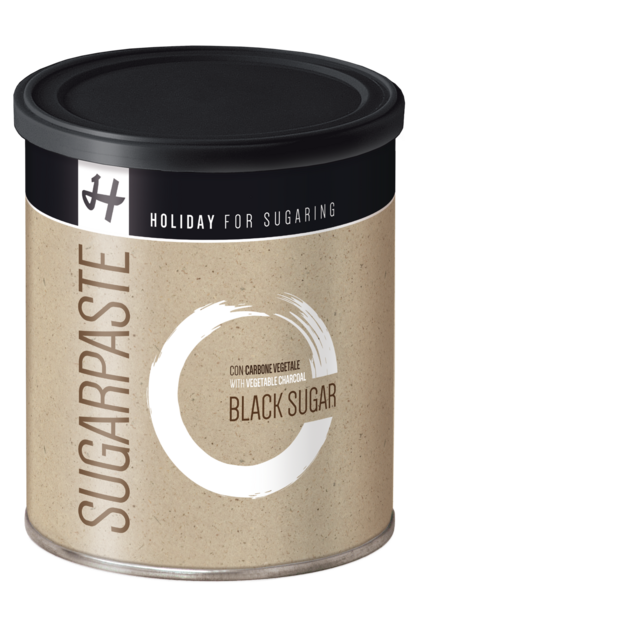 Holiday Sugarpaste Black 800 ml – natuurlijke suikerpasta