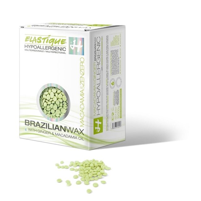 Elastique Macadamia & Zenzero – elastische harsparels 2×500 g