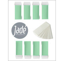 Wax refills Box Jade Aloe Vera & Argan – 8 harspatronen + 50 strips