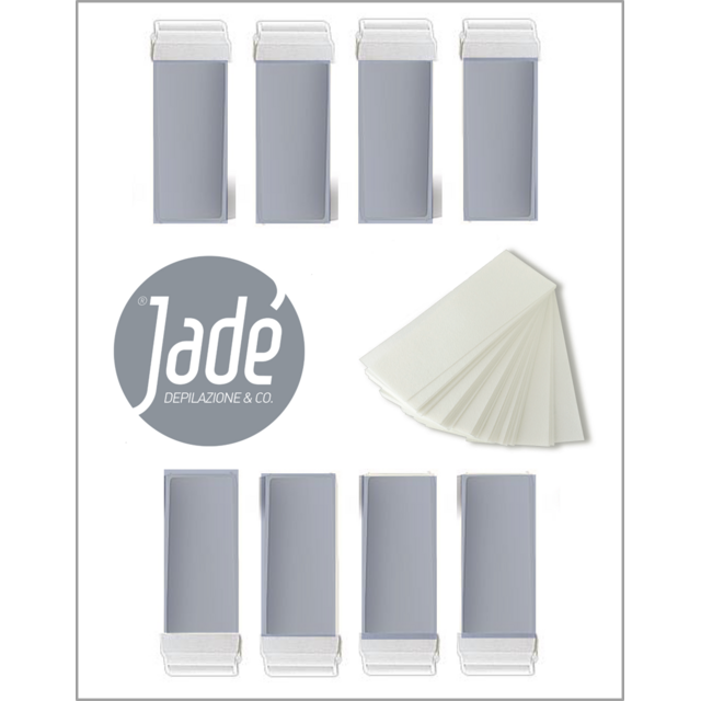 hars refills Box Jade Azuleen , 8 striphars patronen voor gevoelige huid