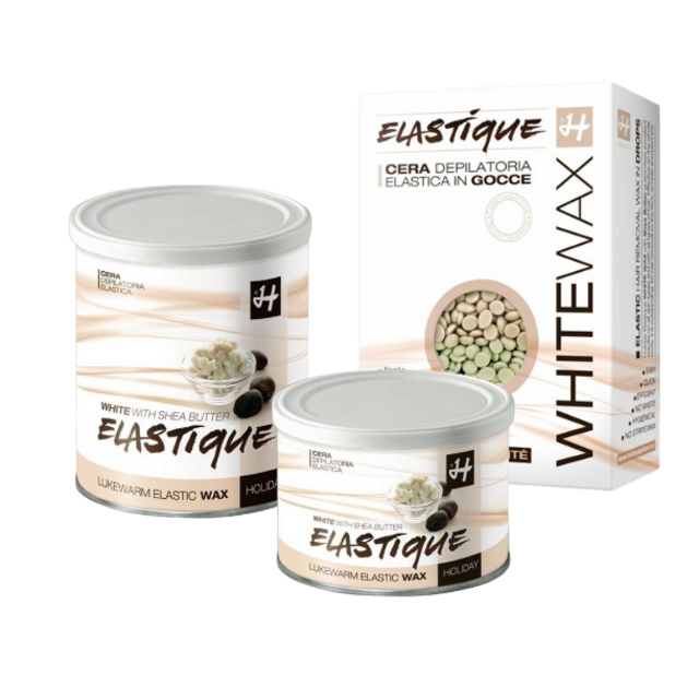 Elastique White filmhars – striploos & hypoallergeen