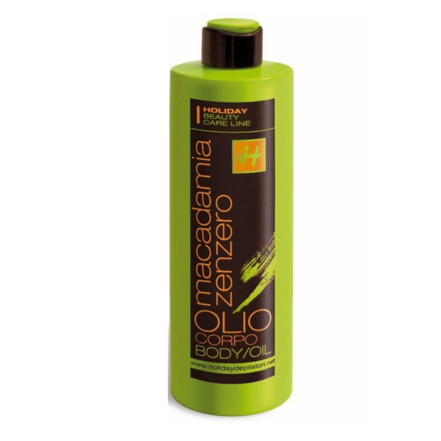 Holiday Body Oil Macadamia & Gember – Luxe après‑wax & hydratatie