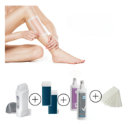 Complete DIY striphars-set met heater – professioneel thuis ontharen