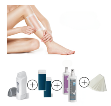 Complete DIY striphars-set met heater – professioneel thuis ontharen