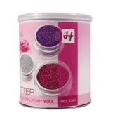 Holiday Glitter Gel Striphars – roze glitter (100 ml, 400 ml, 800 ml)