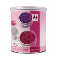 Holiday Glitter Gel Striphars – roze glitter (100 ml, 400 ml, 800 ml)