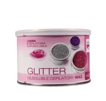 Holiday Glitter Gel Striphars – roze glitter (100 ml, 400 ml, 800 ml)