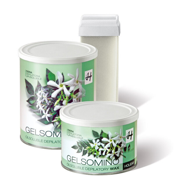 Holiday Jasmijn striphars – blik 400 ml & vulling 100 ml