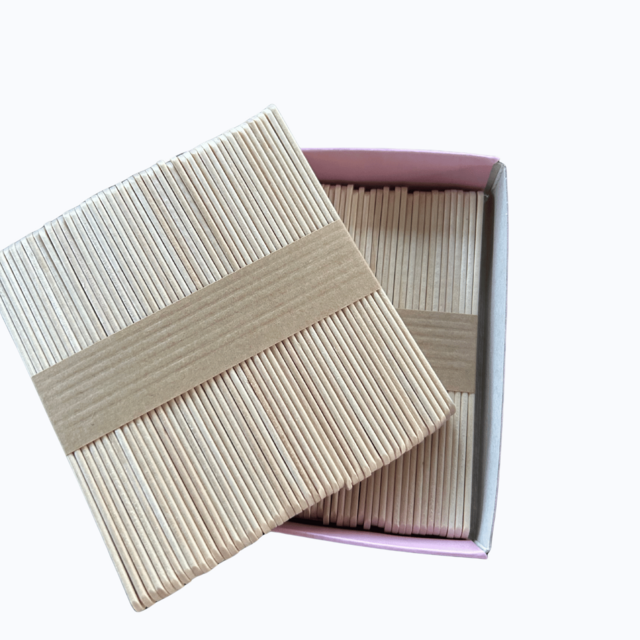 Smalle Waxspatels 11 Cm - 100 Houten Spatels Gezicht