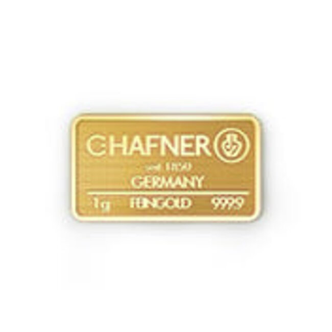 Chafner 24 Karaat fijn goudbaar