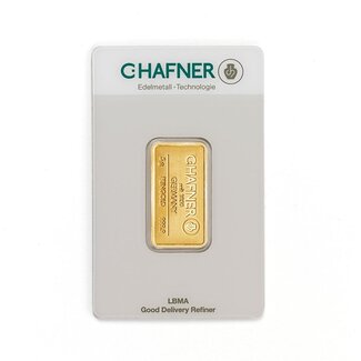 Chafner 5 Gram goudbaar Chafner